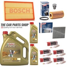 FULL BOSCH SERVICE KIT FOR AUDI RS3 2.5 TFSI 8V WITH 5 CHAMPION SPARK PLUGS