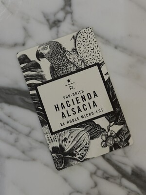 Hacienda Alsacia コーヒー豆 ハシエンダ　スターバックス NEW STARBUCKS RESERVE Roastery Exclusive HACIENDA ALSACIA Card
