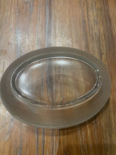 Vintage Klarglas Henne auf einem Nest von Indiana Glass Co. mit einem roten Kamm - Bild 3 von 10
