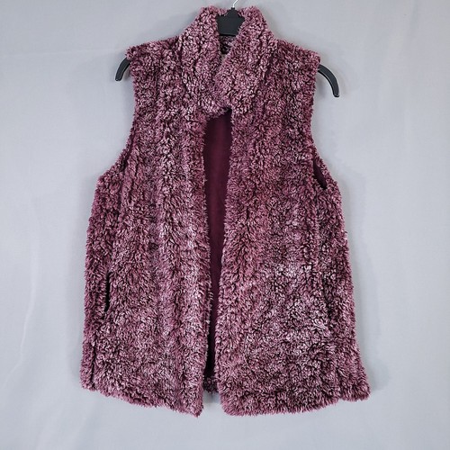 GG3408 Burgundy Sleeveless Jacket
