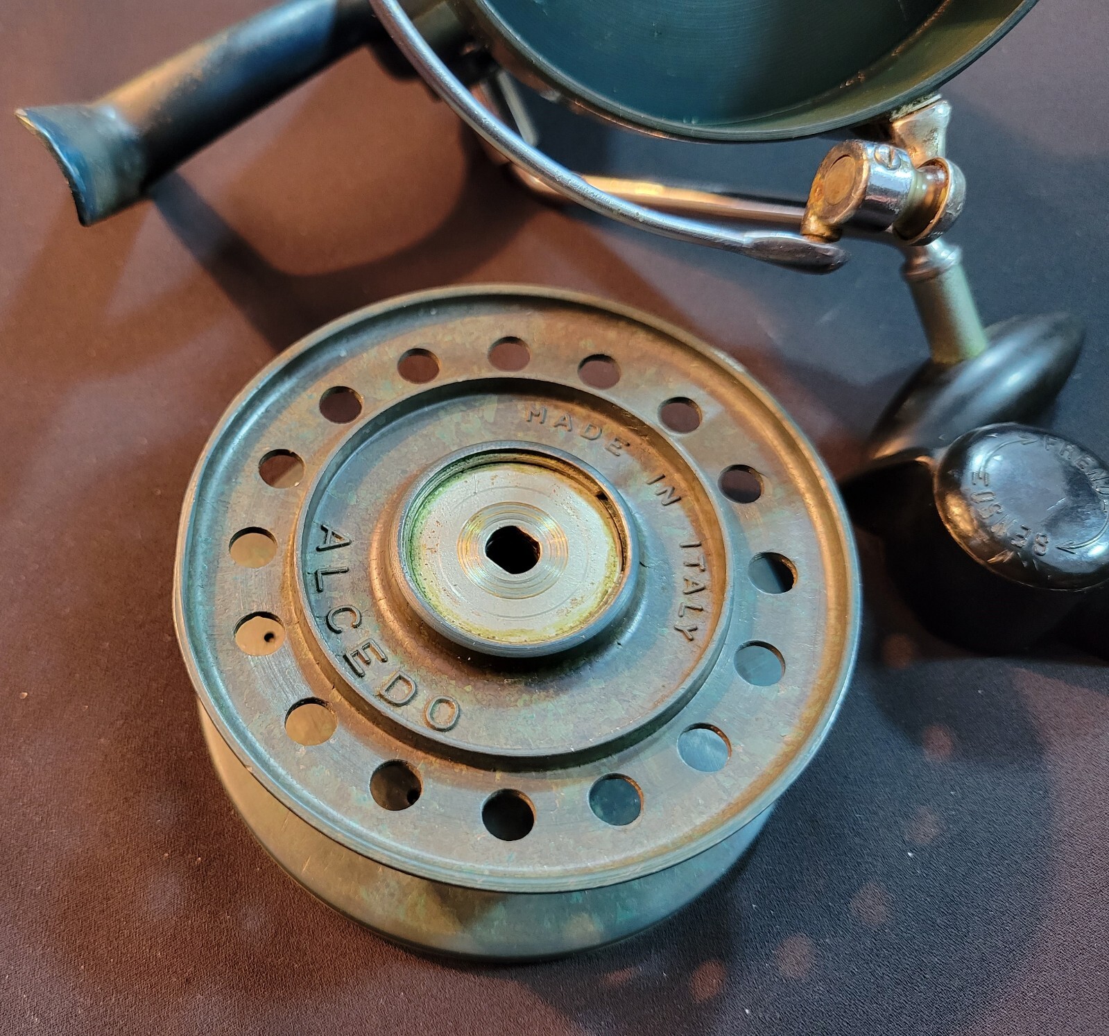 RARE Vintage Alcedo Mark V Spinning Reel Made in Italy eBay
