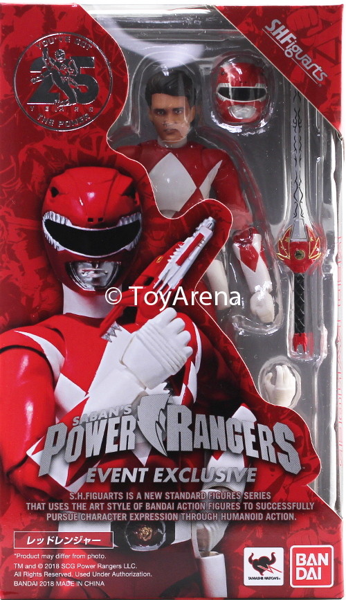 Bandai Tamashii Nations Power Rangers SH Figuarts Red Ranger SDCC