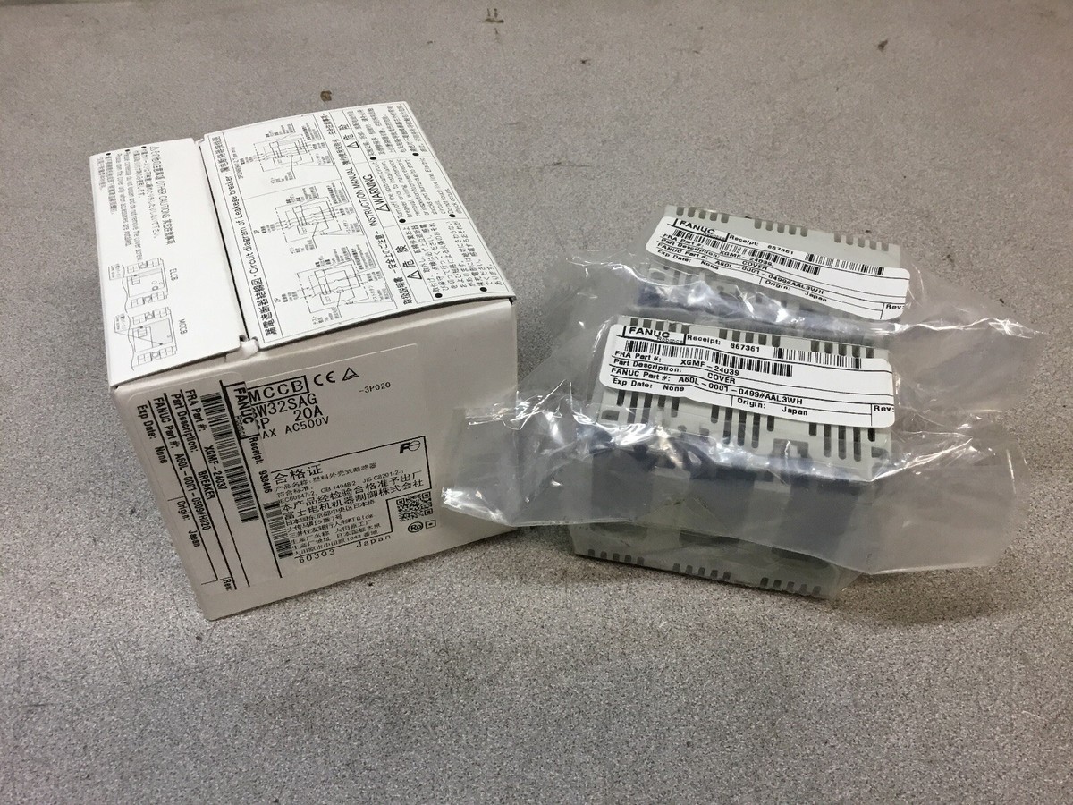 NEW Fuji BW32SAG 20A Circuit Breaker; FANUC A60L-0001-0509 NEW Fuji BW32SAG 20A Circuit Breaker; FANUC A60L-0001-0509