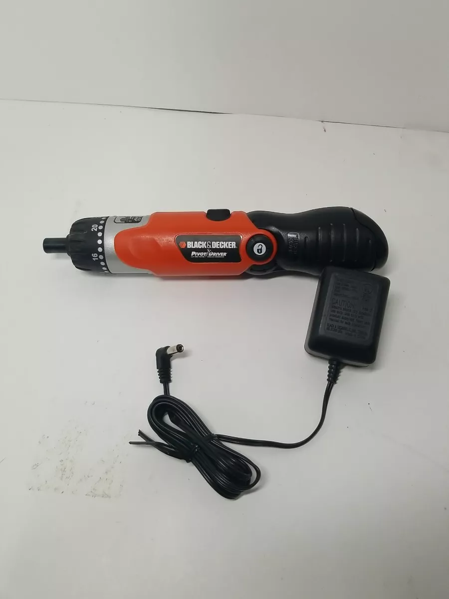 Black & Decker Pivot Screwdriver + Light, Light Driver