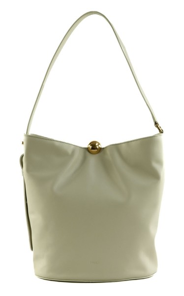 Furla Sfera Soft Bucket Bag M Schultertasche Tasche Marshmallow Creme Neu-image