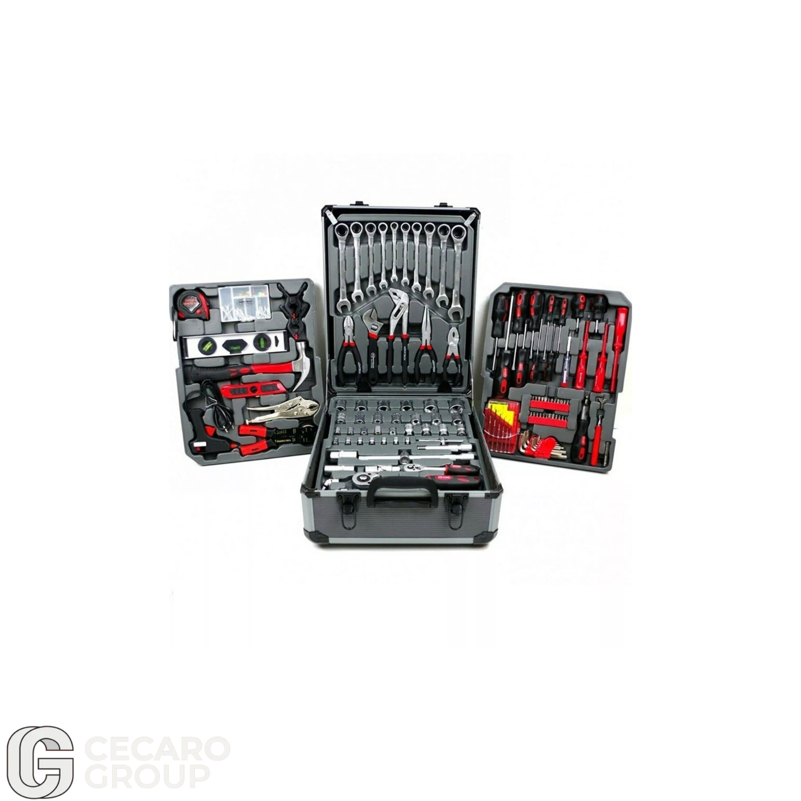 Trolley Kit Utensili Cecaro Group 186 Pezzi Professionali in Alluminio