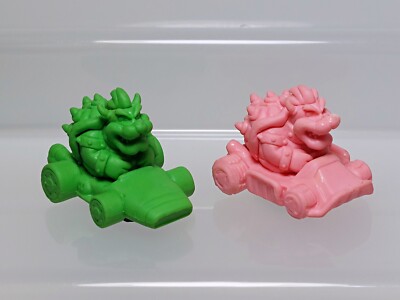 Mario Kart 7 Bato Keshi Racing Erasers Bowser Figure Set Takara Tomy ...