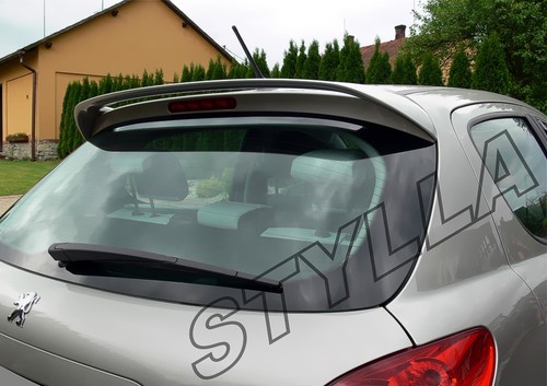 SPOILER REAR ROOF TAILGATE PEUGEOT 207 hatchback BRAND WING ACCESSORIES - Picture 4 of 4