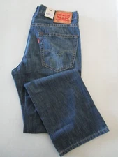 LEVI'S 527 MEN'S SLIM BOOT CUT LOW RISE ZIP NON-STRETCH LIGHTWEIGHT JEANS ANDI