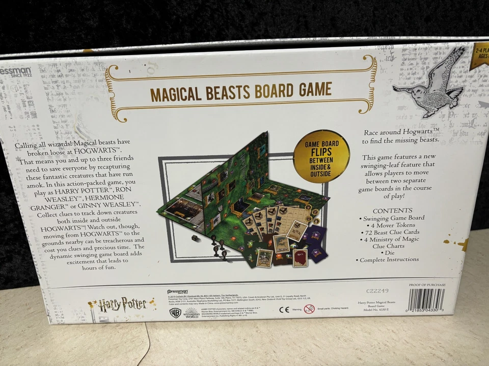 Harry Potter Magical Beast Board Game. 2019 Pressman - Image 2 of 4