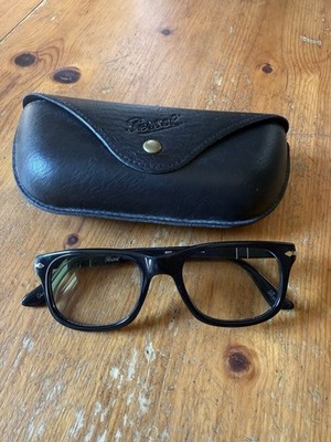 Persol 3029-V 95 Black Eyeglasses Frames 50-19-145 Italy w/ Case