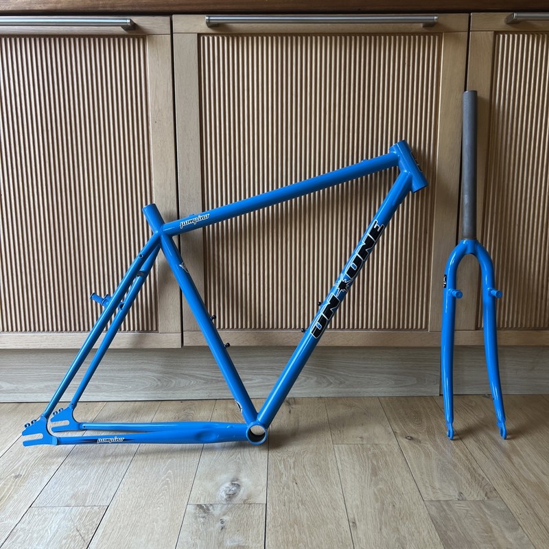 On-one pompino Singlespeed Steel Mtb Frame And Forks small new 700c wheels