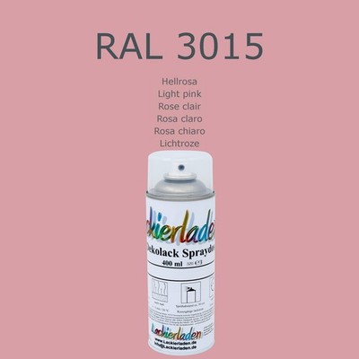 Dekolack Spraydose 400 ml RAL 3015 Hellrosa Light pink Rose clair Rosa claro Ros