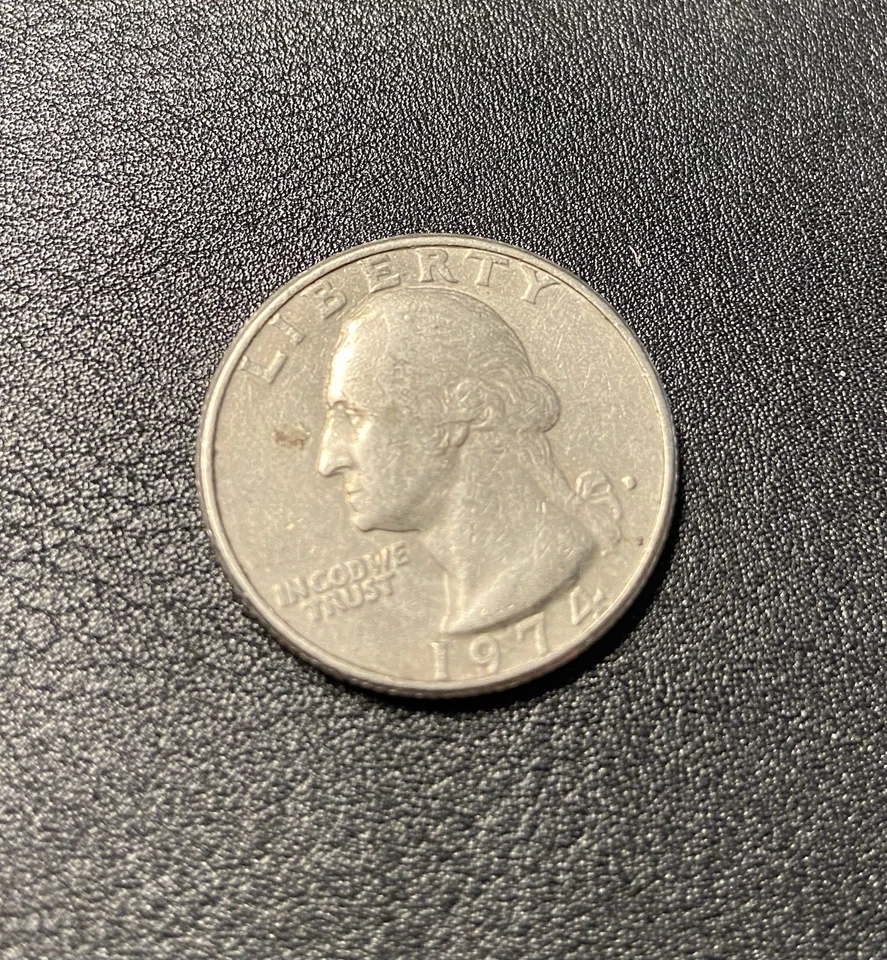 1974-D Washington Quarter | DDO, DDR, Filled Mint & Die Errors, Merged letters - Image 2 of 3