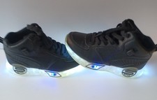 Skechers Lights Remix Light-Up Black Boys 4.5. Safety and Stylish Rave Shoes