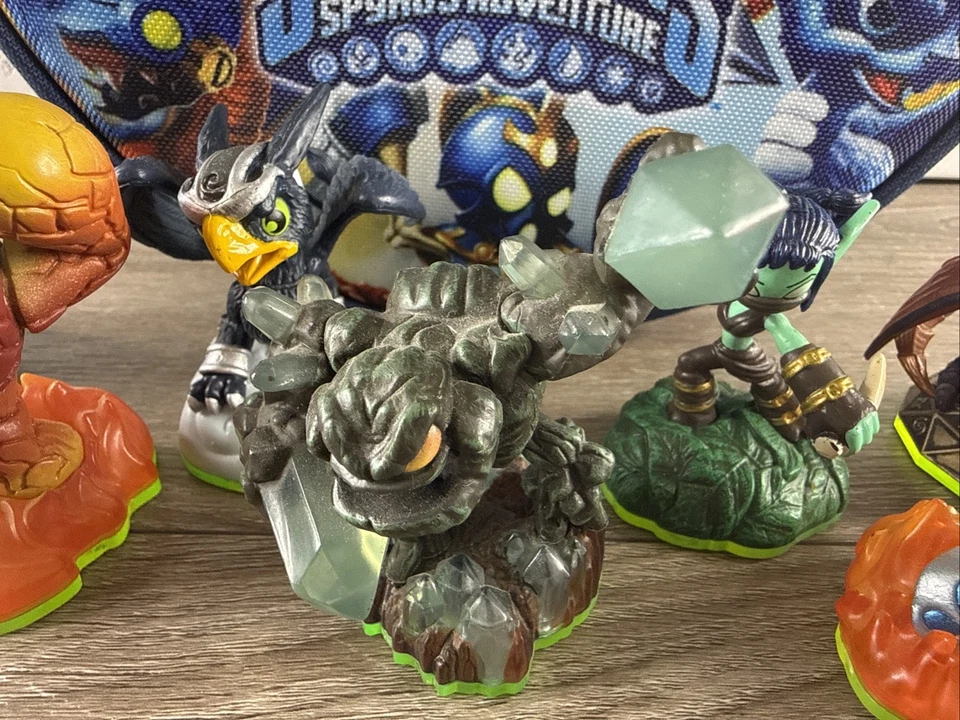 Lote Skylanders (9) Personagens Spyro Adventure Todos Testados com Bolsa de Transporte - Imagem 3 de 4