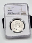 1952S Franklin Half Dollar 50C PCGS MS 64