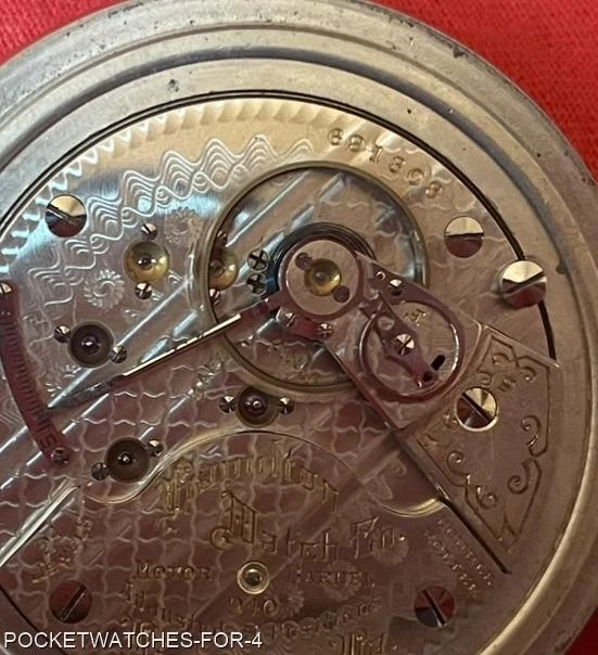 ESCASO RELOJ BOLSILLO HAMILTON 1911 GR 940 21J 18s GRADO FERROCARRIL CARA ABIERTA FUNCIONA Foto 4 de 4