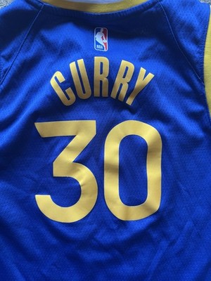 Nike Golden State Warriors Stephen Curry #30 Swingman jersey Size