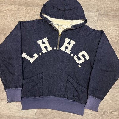 【special】50s hoodie double face BIG SIZE Vintage 1940s/50s Champion Split Pocket Double Face LHHS Quarter