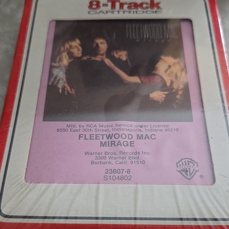 Fleetwood Mac Mirage 8-Track Cartridge Warner Bros. 1982 23607-8 S104802
