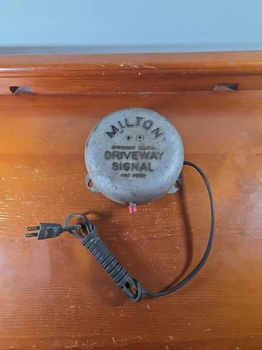 Vintage Milton Driveway Signal Bell 1959 Filling Station Bell Chicago Illinois