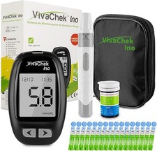VivaChek Ino Blood Glucose Meter Kits with 50 Strips & 50 Lancets 2022Set Pack20