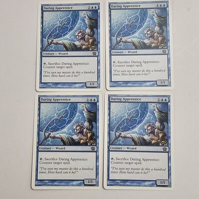 Daring Apprentice x 4   8th Edition   Magic: The Gathering (MTG)