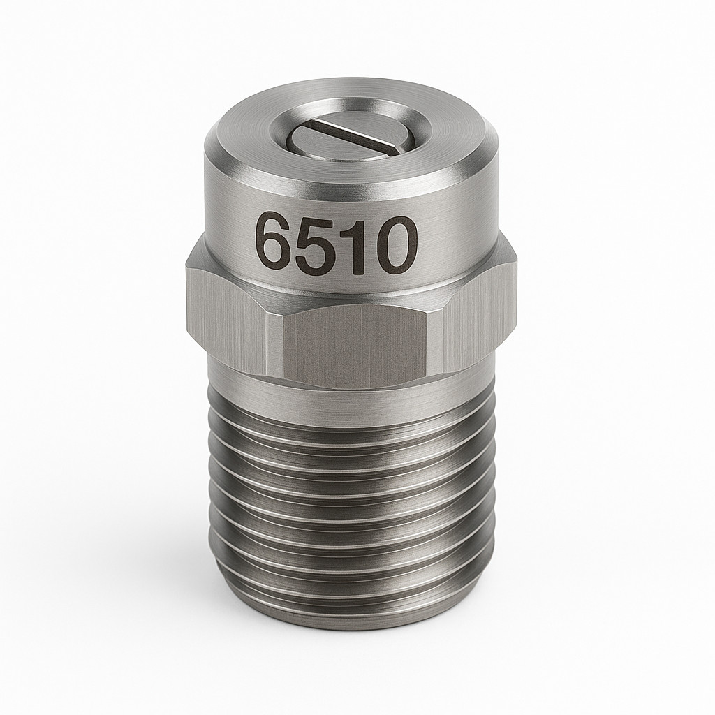 6510 High Pressure Cleaning Nozzle Tip Stainless Steel 1/4 MNPT Thread 5000 PSI