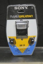 NEW Sony SRF-39 Walkman  Headphones AM/FM Stereo Receiver Sealed Walk Man Music