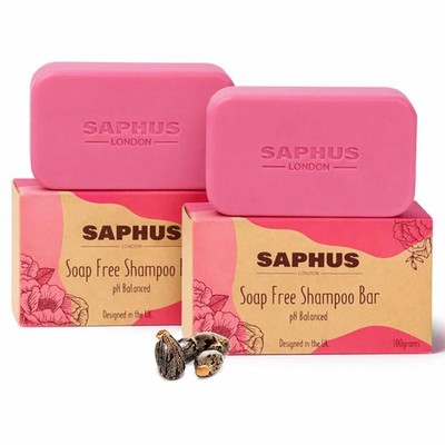 2 Pack Castor Oil Shampoo Bars for Hair Growth & Thickening - pH Balanced & S...