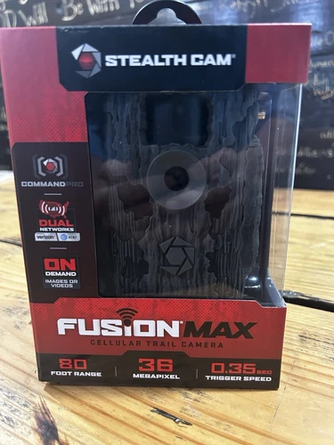 Stealth Cam Fusion Max 80ft 36MP Cellular Trail Camera STC-FXWTX
