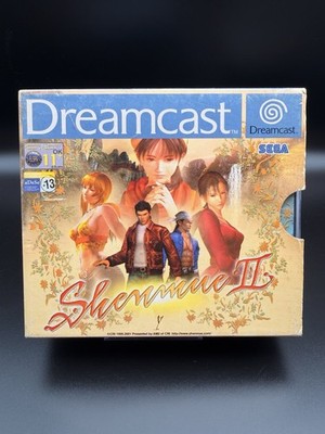 Shenmue II 2 PAL Sega Dreamcast CIB Complete Disc Case Manuals Tested US Seller