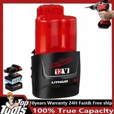 Pack 12V 3.5Ah for Milwaukee M-12 Lithium-ion Battery 48-11-2425 48-11-2420 NEW