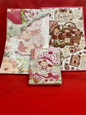 Strawberry Shortcake Stationery Bundle A5 Notepads & Mini Notebook Handmade