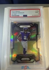 2023 Panini Prizm - Rookies Jordan Addison #368 Silver Prizm (RC) PSA9 FB1