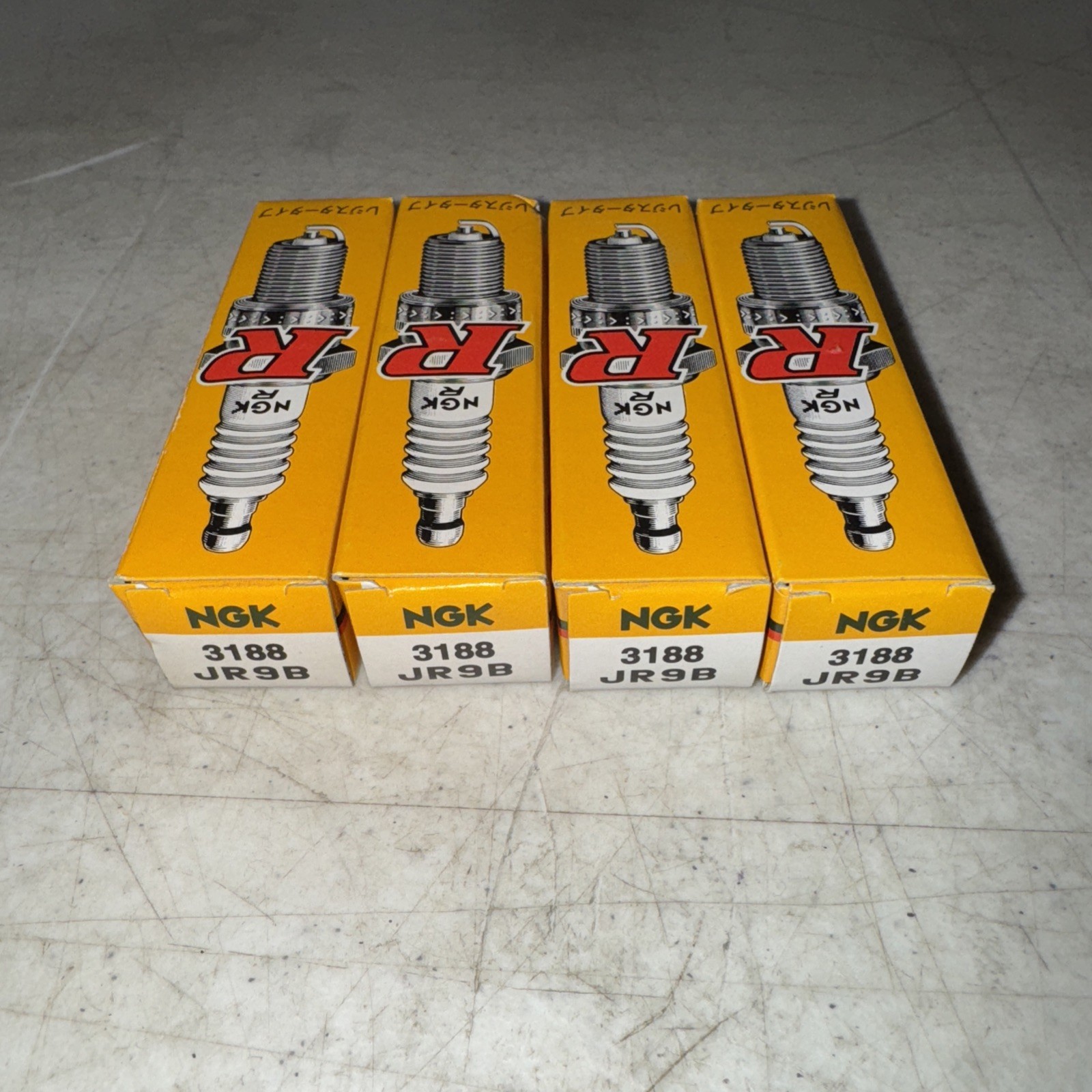 4 NGK JR9B  3188 Copper Core Motorcycle / Bike Spark Plugs Suzuki Sport Bike