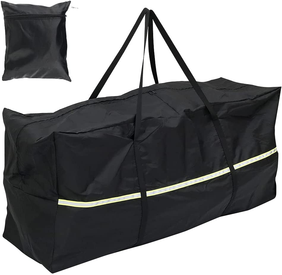 Garden Furniture Cushion Storage Bag Waterproof Heavy Duty 210D Oxford Fabric Ri