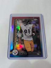 Topps Chrome 2025 Jonnu Smith red white & blue Parallel Steelers Football Card