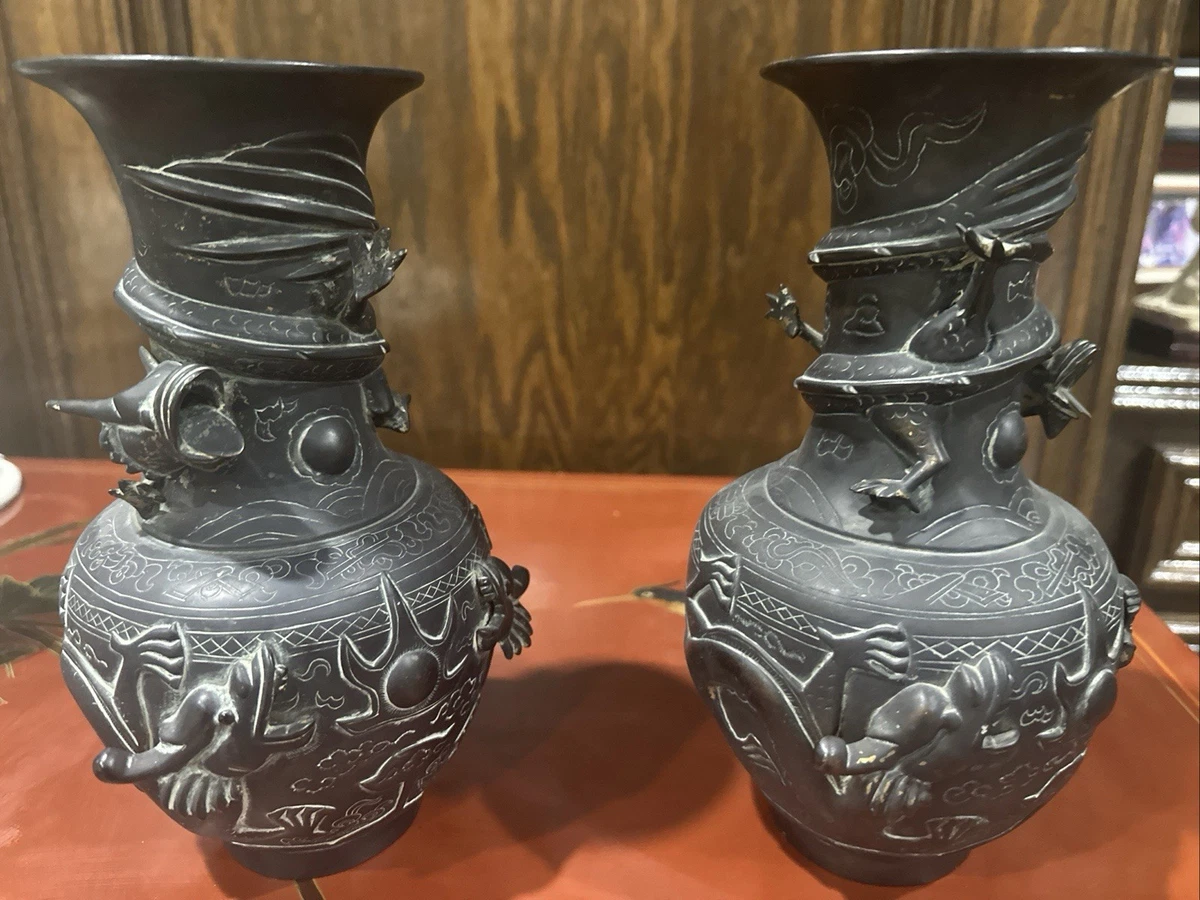 中国风青铜花瓶| eBay