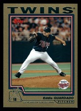 Eddie Guardado Minnesota Twins 2004 Topps Gold #177 SN /2004