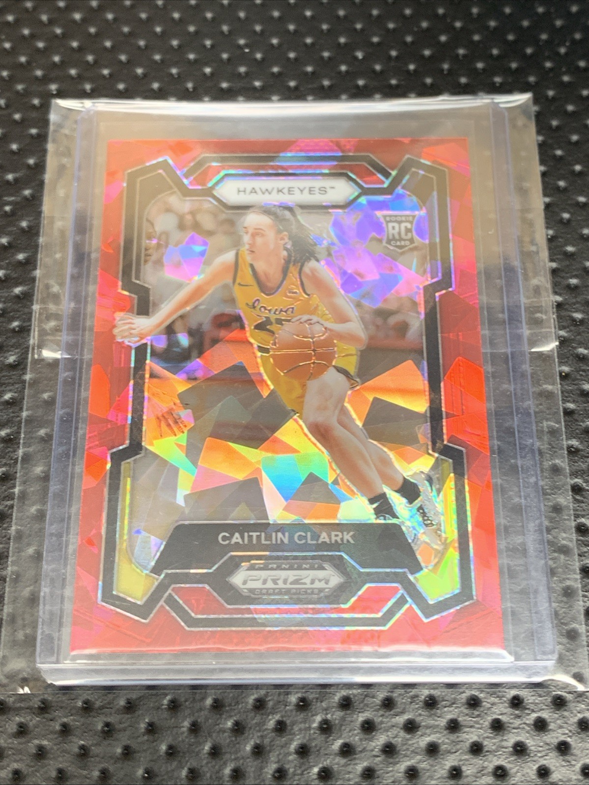 2024-25 Panini Prizm Draft Picks - Caitlin Clark #57 Red Ice Prizm (RC)