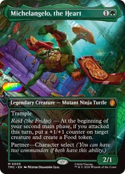 Michelangelo, the Heart (Borderless) - Commander: Teenage Mutant Ninja Turtles