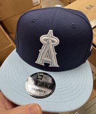 New Era Los Angeles Anaheim Angels Snapback Mütze 9Fifty Navy Hellblau