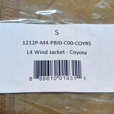 Coyote Beyond Bora Wind Jacket Level 4   New *mocinc.1982*