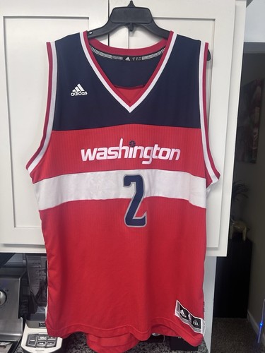 Maillot NBA Pas Cher Washington Wizards John Wall 2 Blanc Association 2017 18 Joc295 1