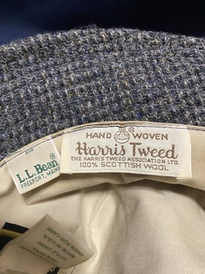 LL Bean Harris Tweed Hand Woven 100% Scottish Wool Bucket  display picture 1