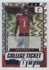 2021 Panini Contenders Draft Picks College Ticket 8/39 James Wiggins Auto 9r9