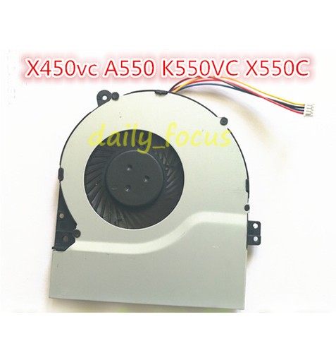 CPU Cooling Fan For ASUS X550V X450 X450CA X450vc A550 K550VC X550C - Afbeelding 2 van 2