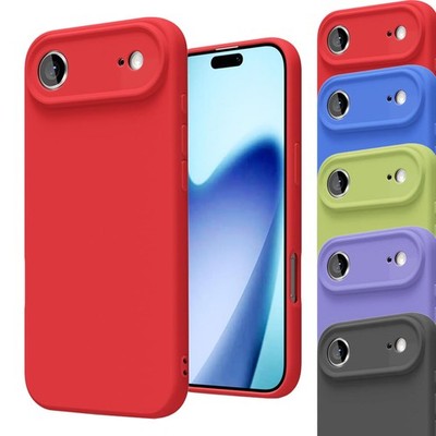 Für iPhone 17 Air Hülle Flüssig Slim Silikon Stoßfest Bumper Gummi Cover